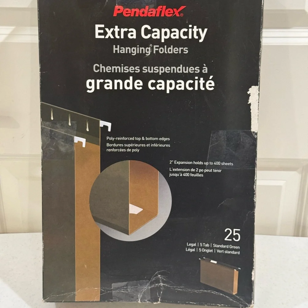 Pendaflex Extra Capacity Hanging File Folders ~ Legal Size ~ NEW